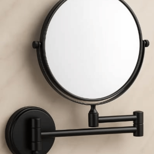 Magnifying Mirror  Black