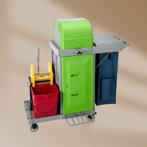 Janitor Cart  Full Set Close