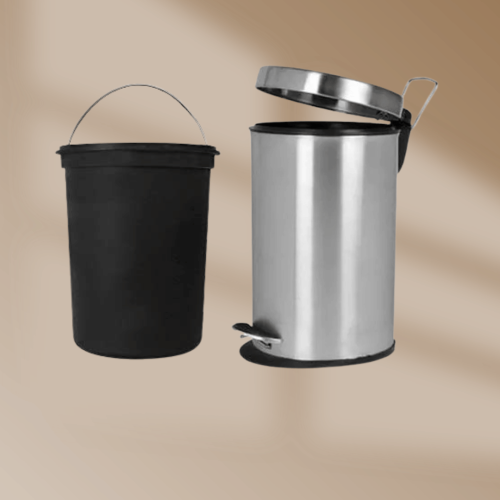 S.s. Pedal Dustbin Plain/Perforated 0404 Ss  01-09