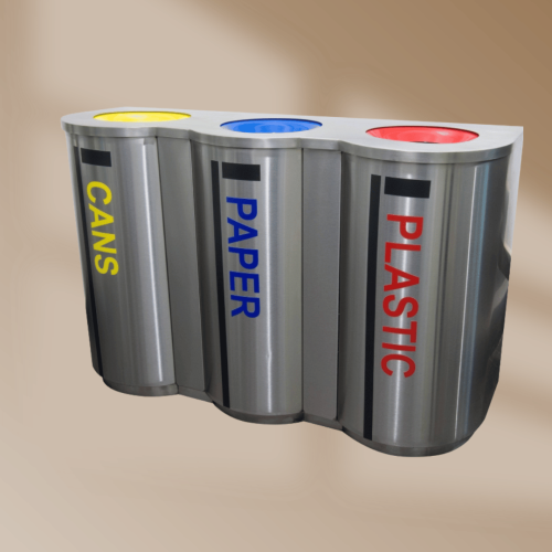 S.s. Trio Bin 3x50 Ltr 0810 Ck 10