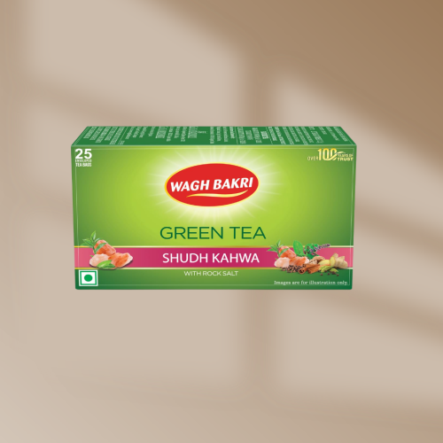 Green Tea Single Pouch (Wagh Bakri
