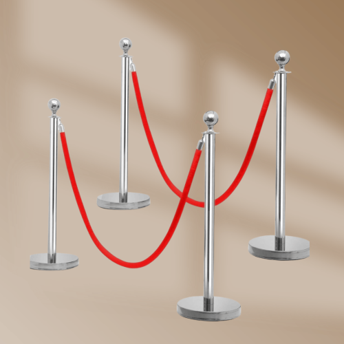 Steel Barricade With Rope