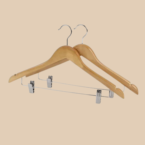 Wooden Clothes Clip Hanger