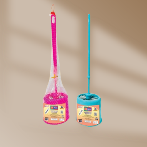 Toilet Bowl Brush Round with Holder