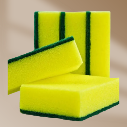 Scrub Pad Green Double Layer   (2 in 1)